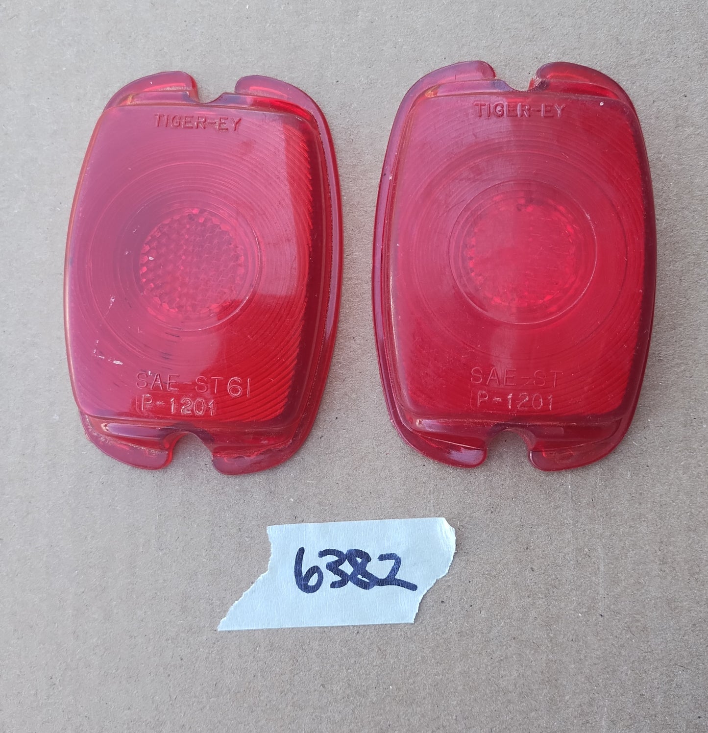 1940-53 Chevrolet truck taillight lenses pair