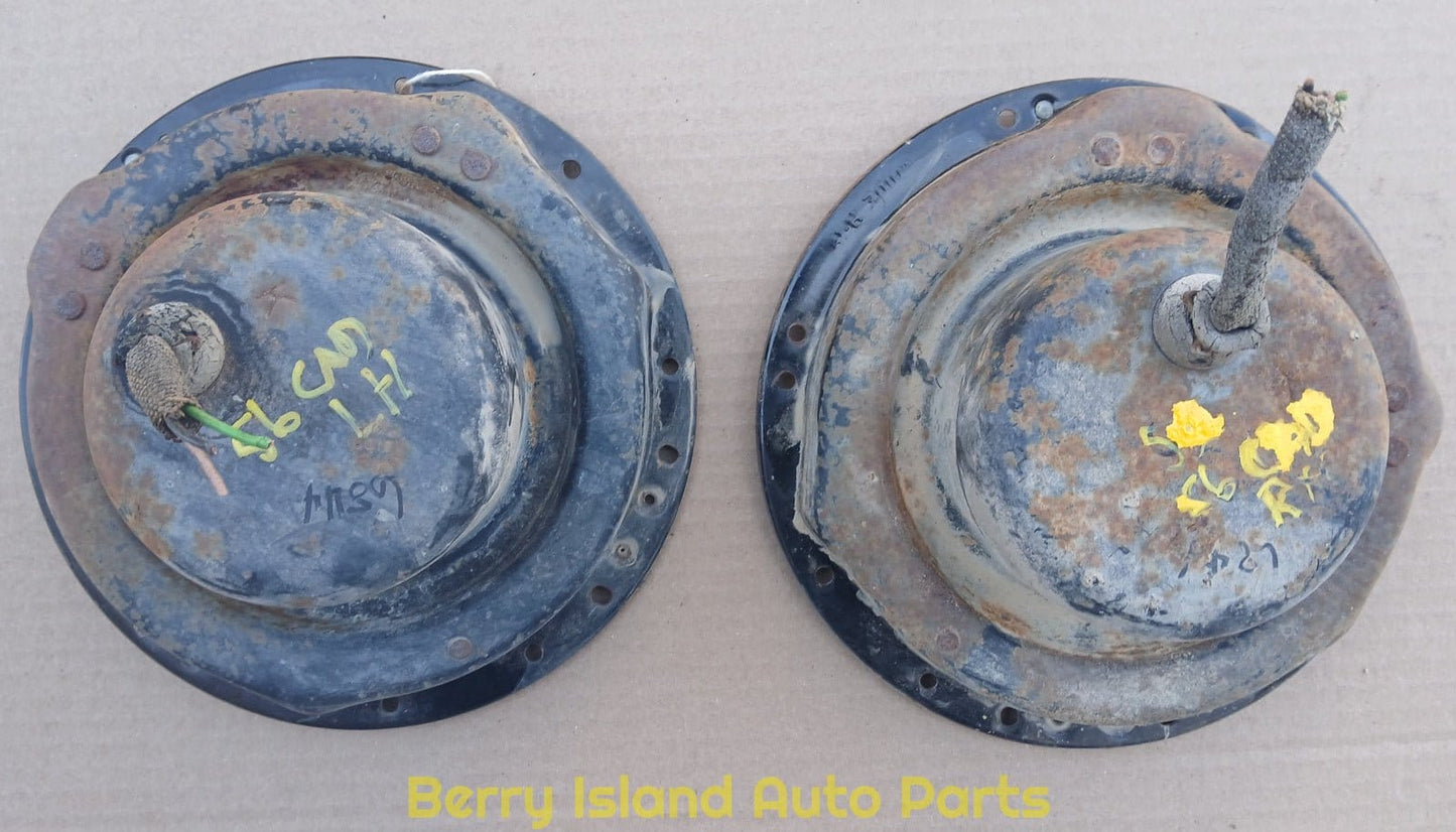 1956 Cadillac Headlight Buckets Pair Sedan DeVille Fleetwood Coupe Deville H18