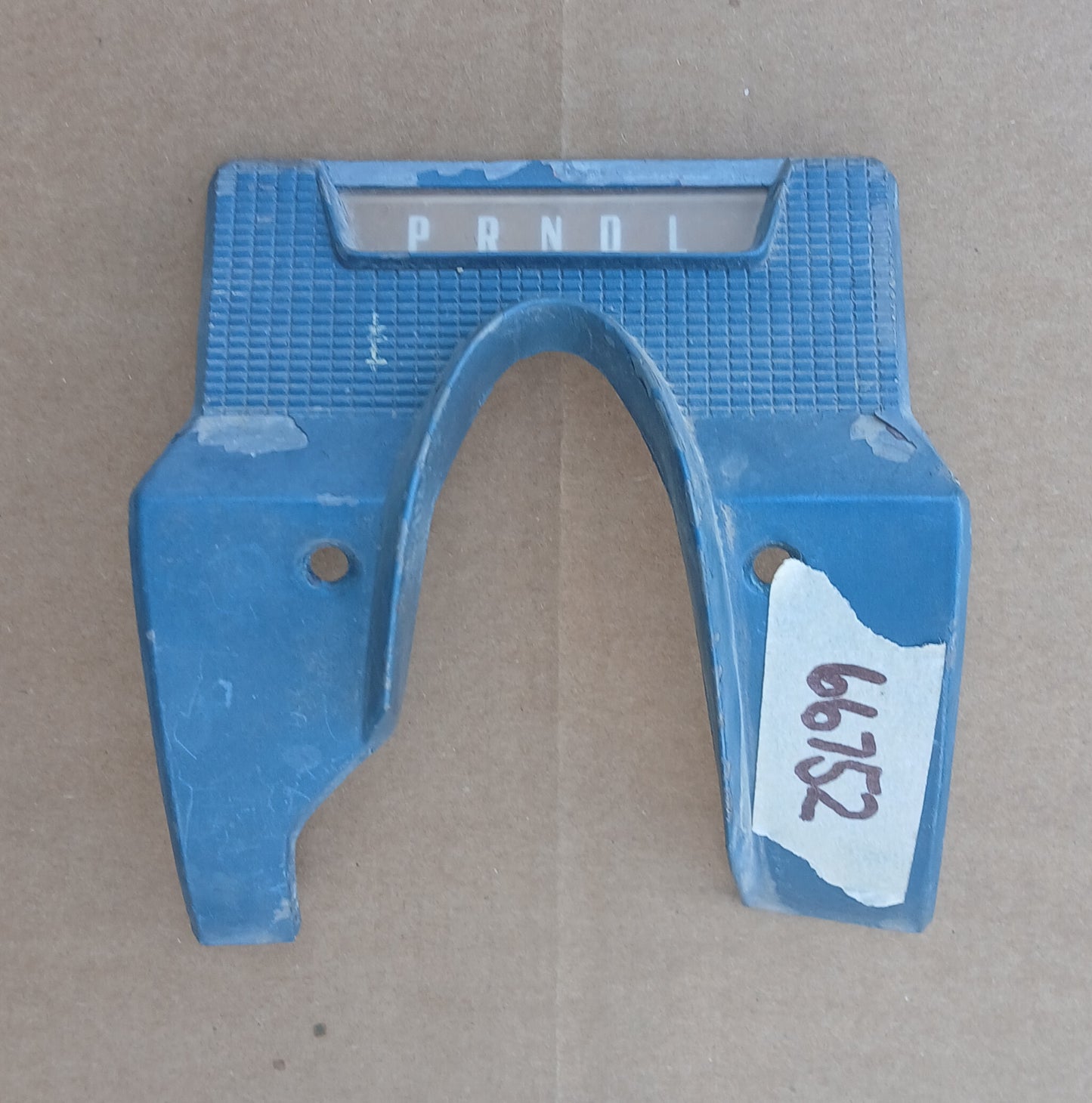 1959 Ford Gear Selector Cover PRNDL Blue