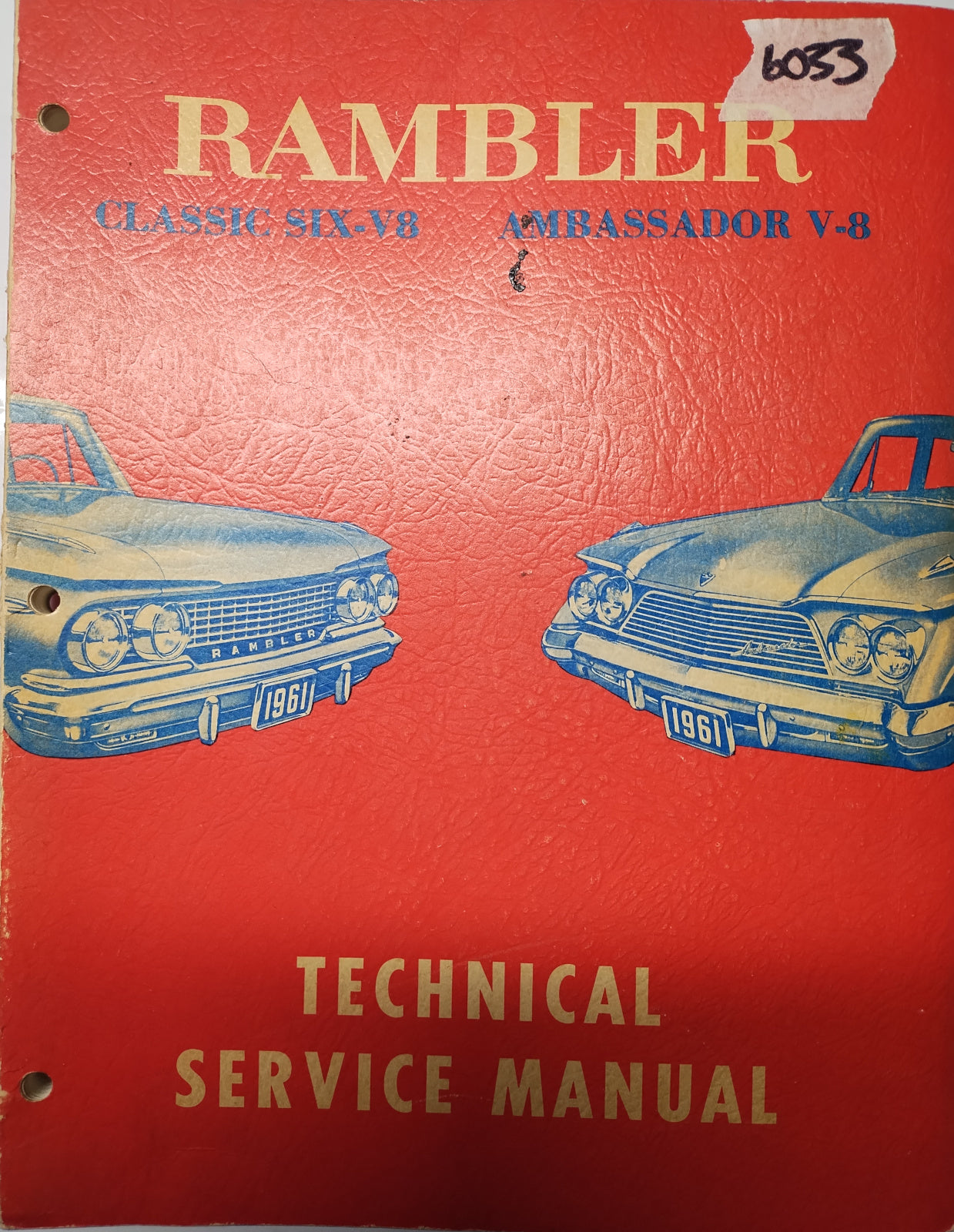 1961 Rambler Technical Service Manual Used
