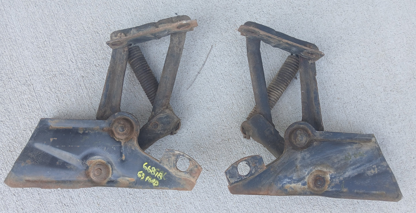 1963 Ford Galaxie Custom Country Sedan Country Squire Hood Hinges pair