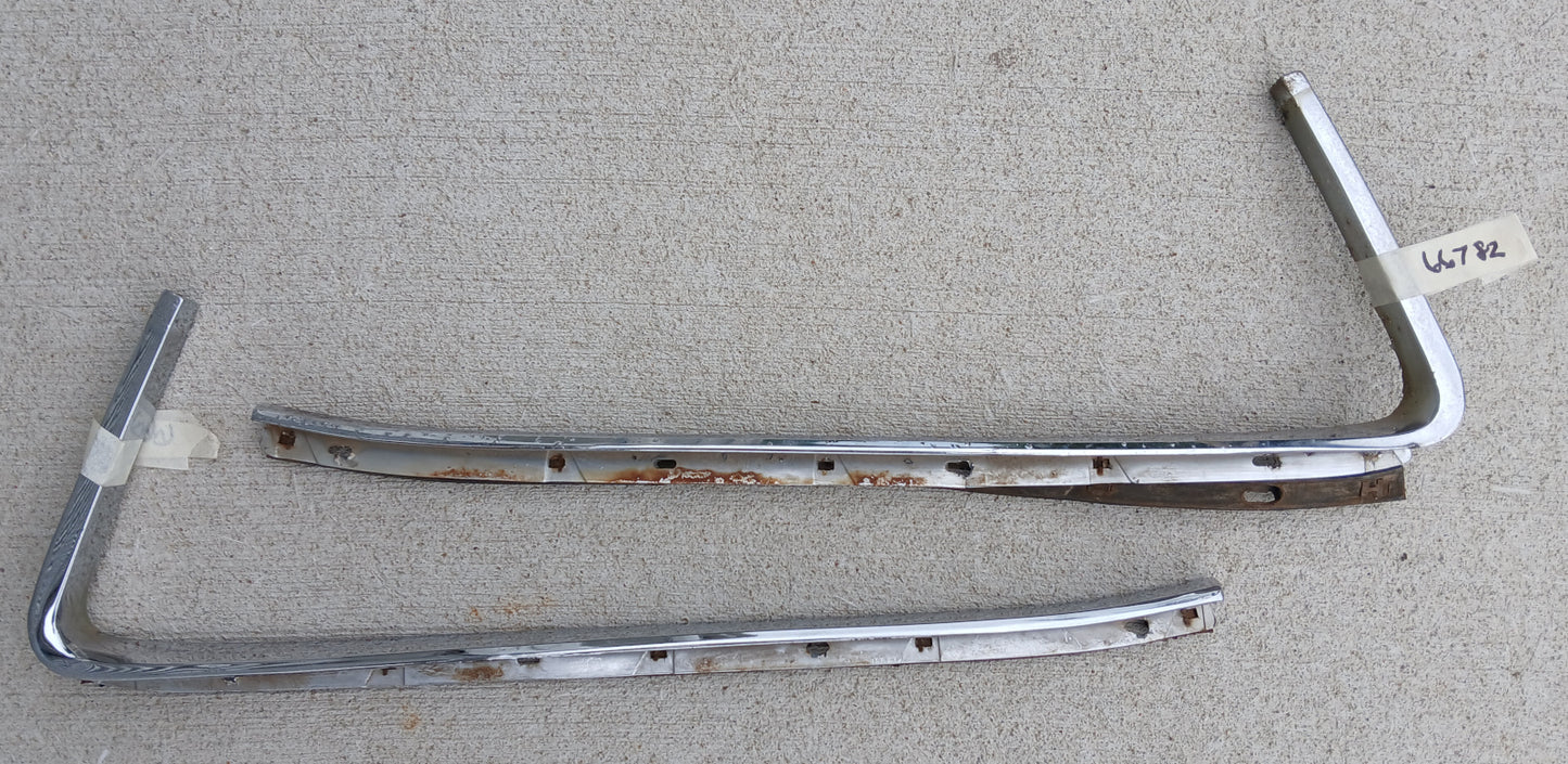 1970-71 Ford Torino GT Rear Quarter Window Trim pair