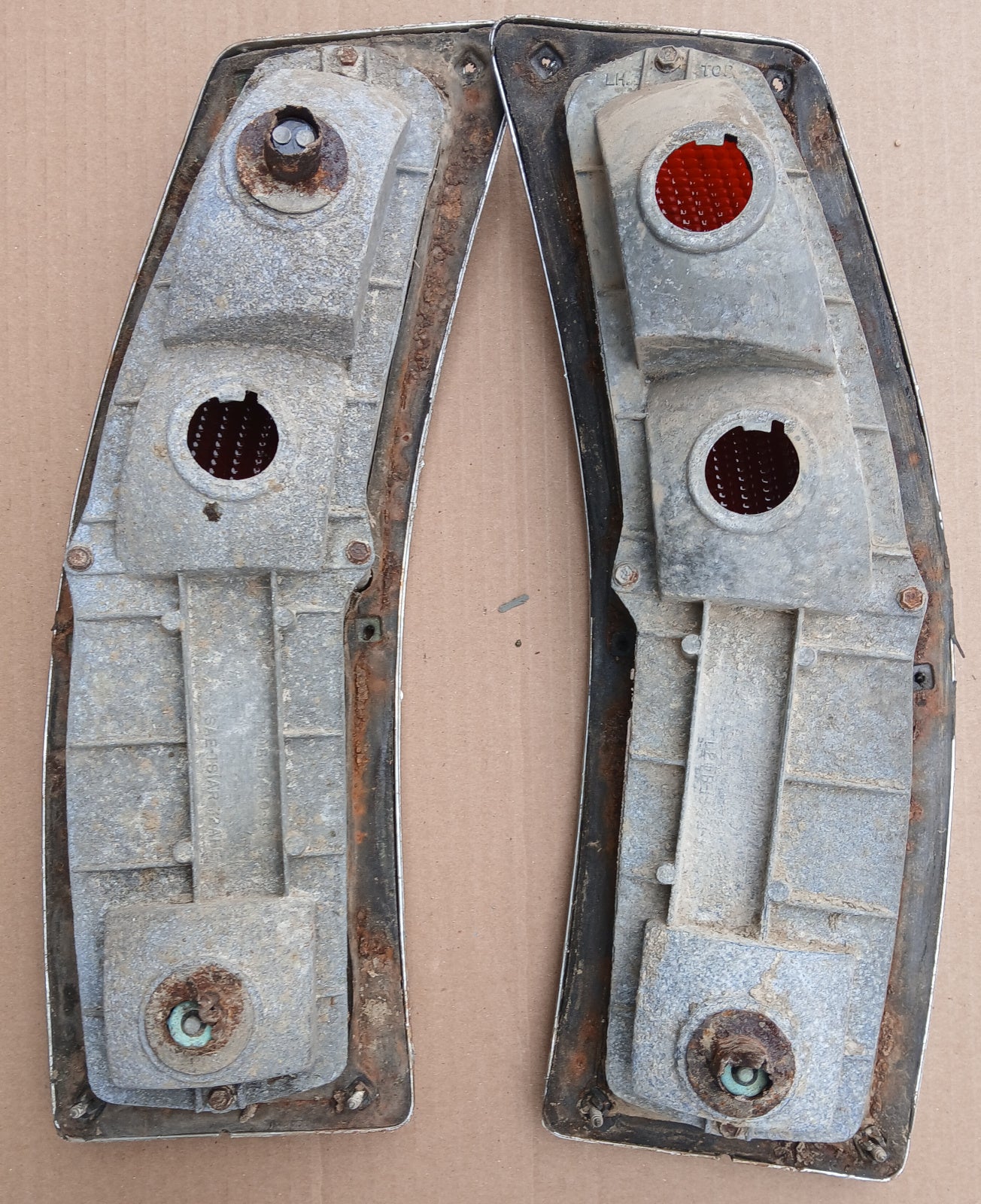 72-79 Ford Ranchero Torino Wagon Tail Light Assemblies Pair