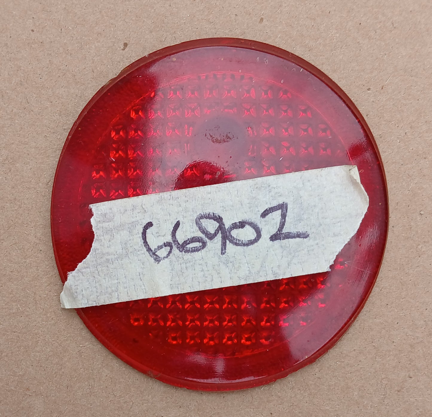 Glass Lens Red