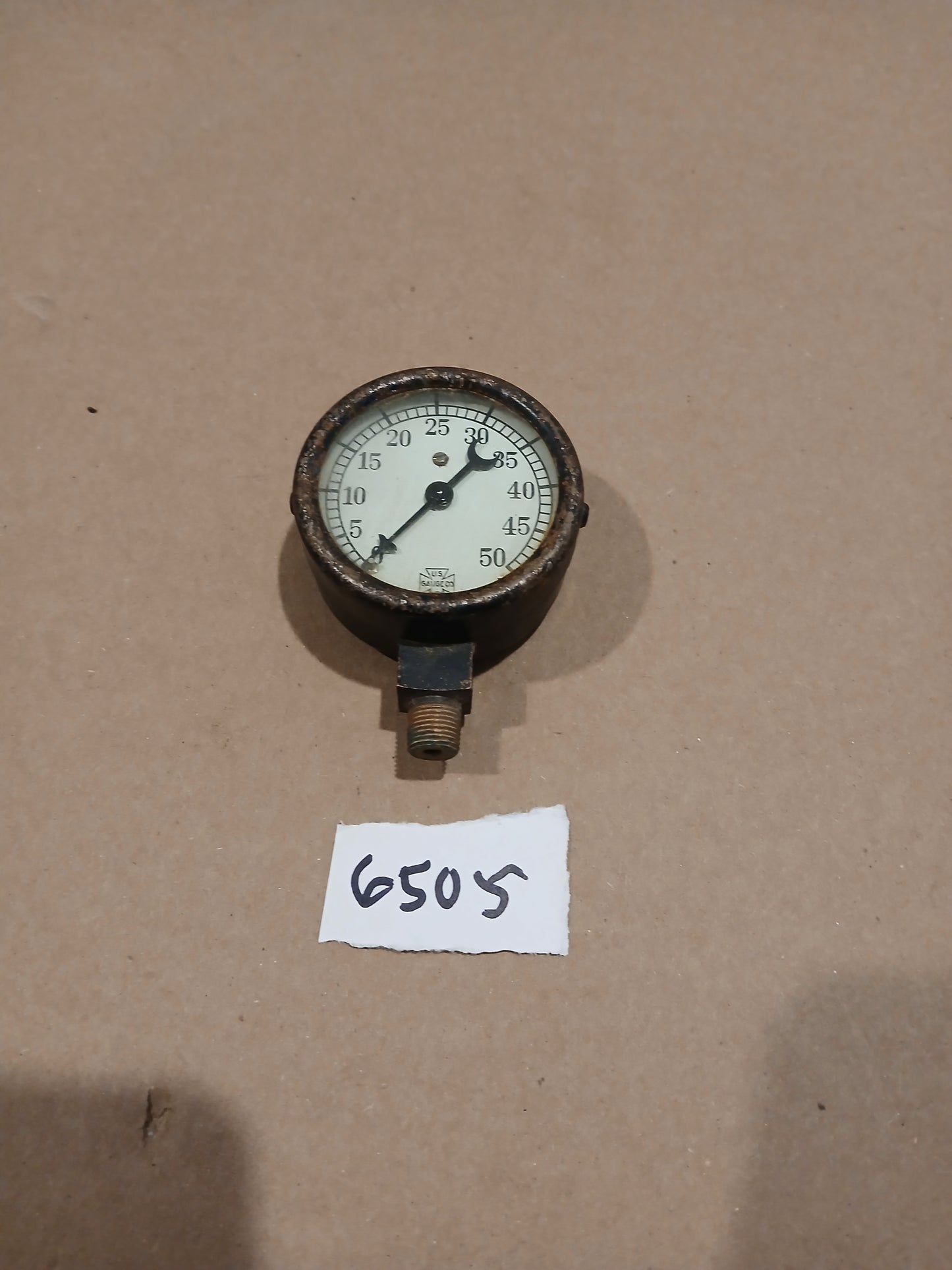 US Gauge Co pressure gauge