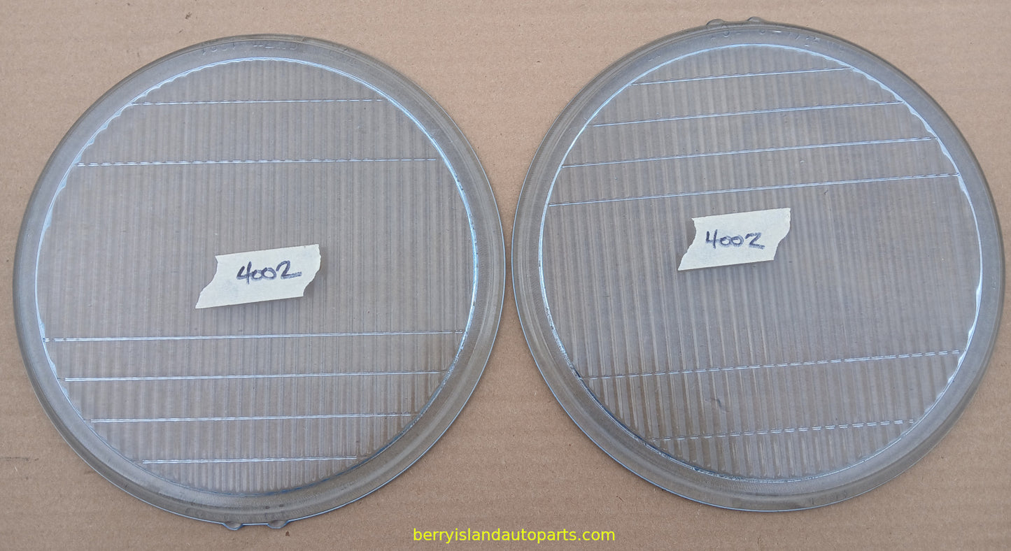 1931 Chevrolet Headlight Lenses Pair Prewar