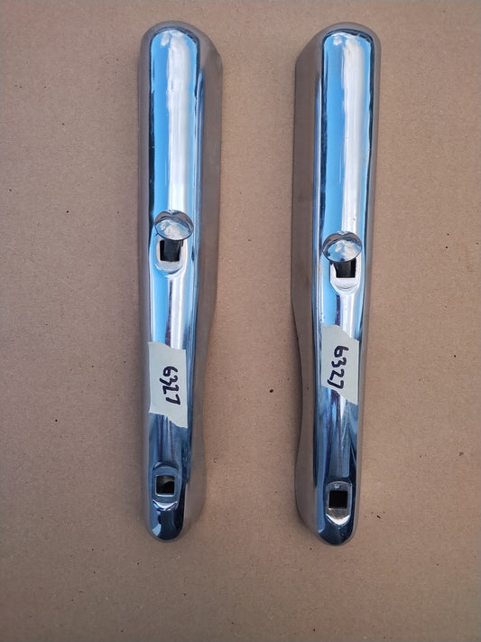 1940s-50s bumper guards pair