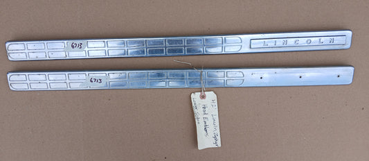 1942 Lincoln Zephyr Hood Trim Pair