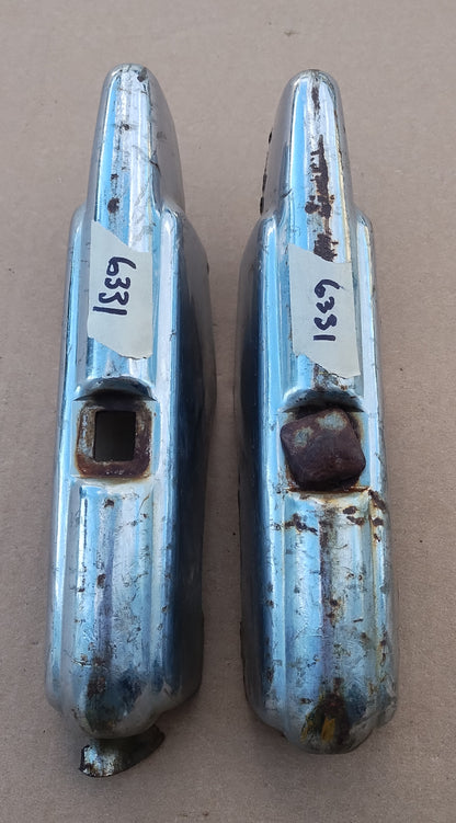 1946 Ford rear bumper guards pair