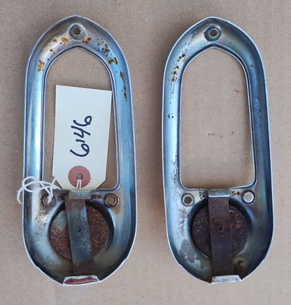 1950 Chevrolet Taillight Bezels Pair OEM
