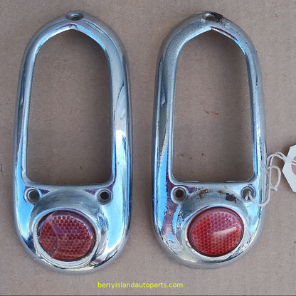 1950 Chevrolet Taillight Bezels Pair OEM