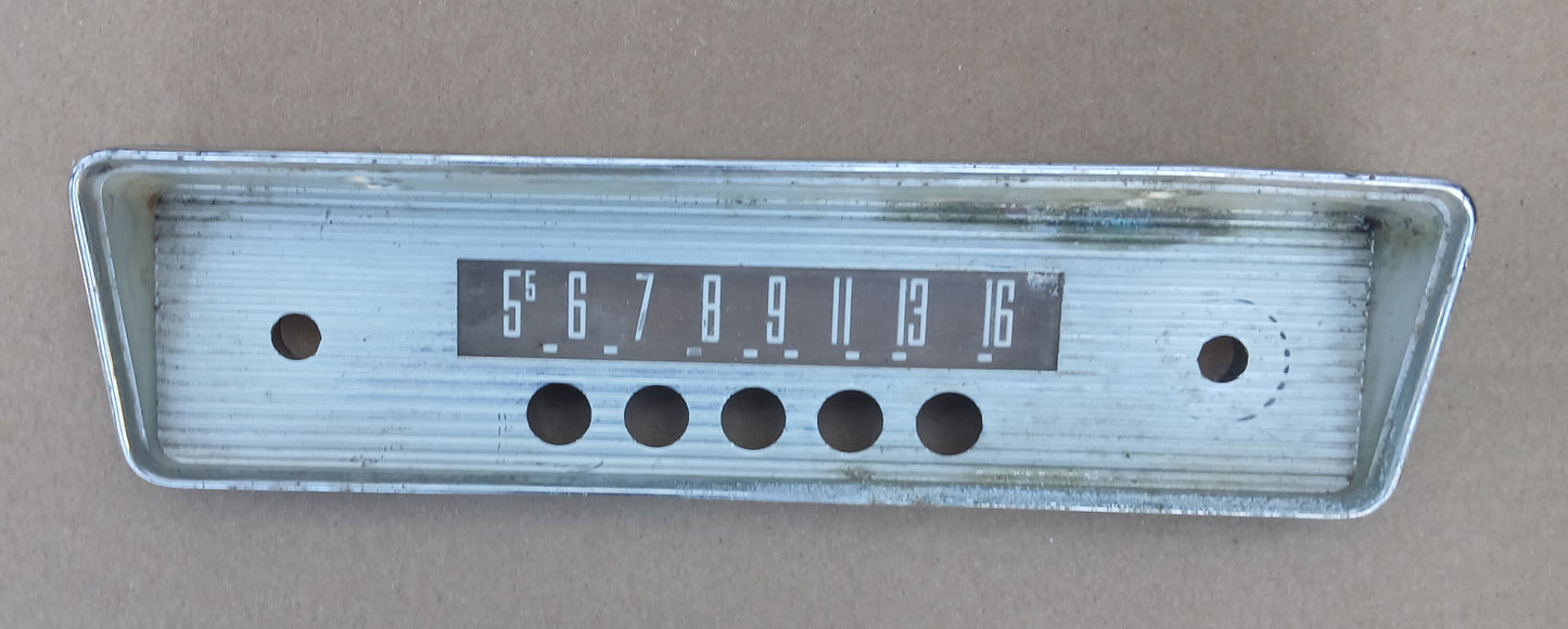1952-53 Ford AM Radio Faceplate