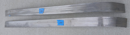 1955 Pontiac Waterfall Hood Bands Pair Star Chief Chieftain Safari