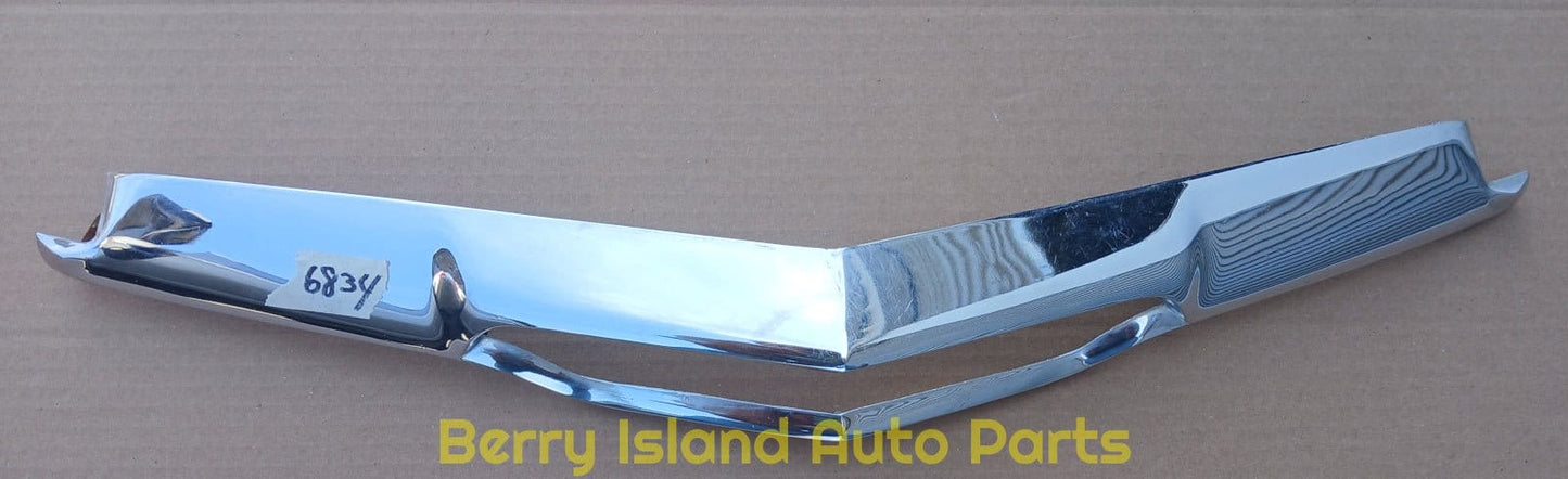 1955-56 Desoto Center Hood Header Valance Trim Firedome OEM