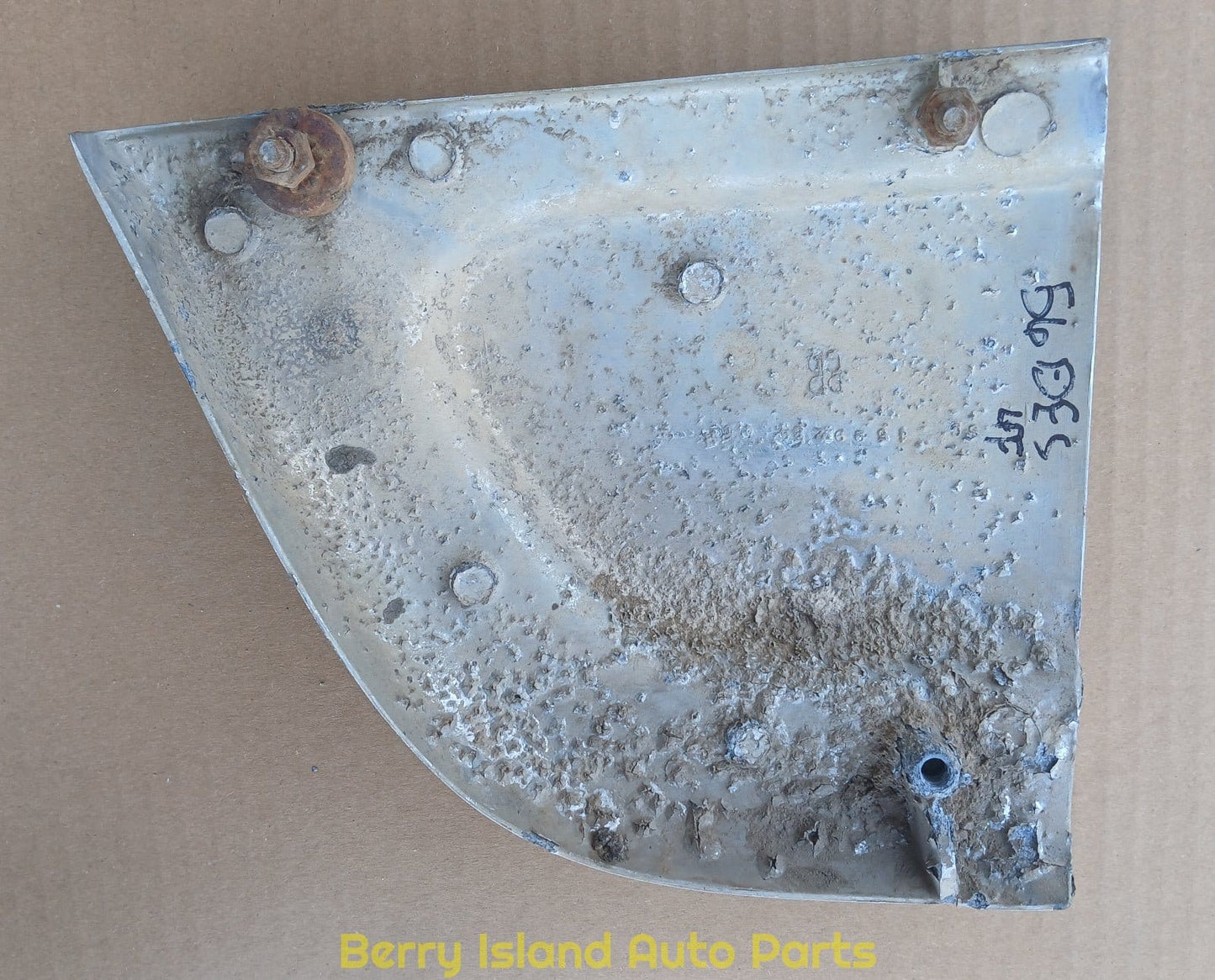1956 Desoto Firedome Left Front Fender Gravel Shield
