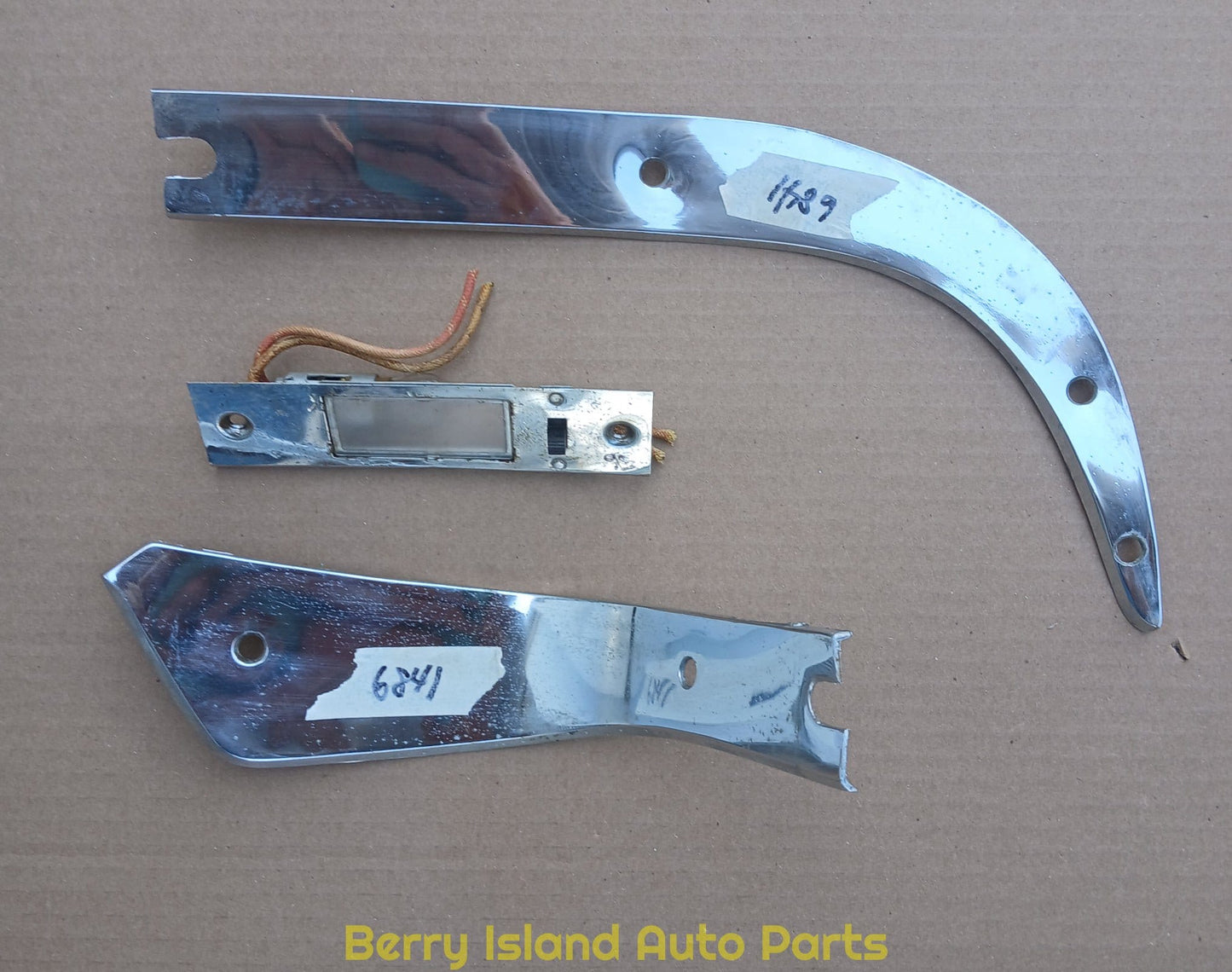 1956 Desoto Firedome dash cluster trim w light