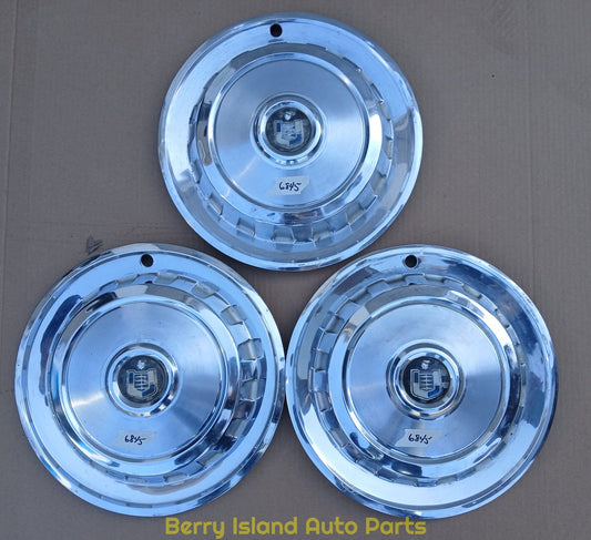 1957 Mercury Wheel Covers lot of 3 14 inch Monterey Montclair Turnpike Cruiser Colony Park