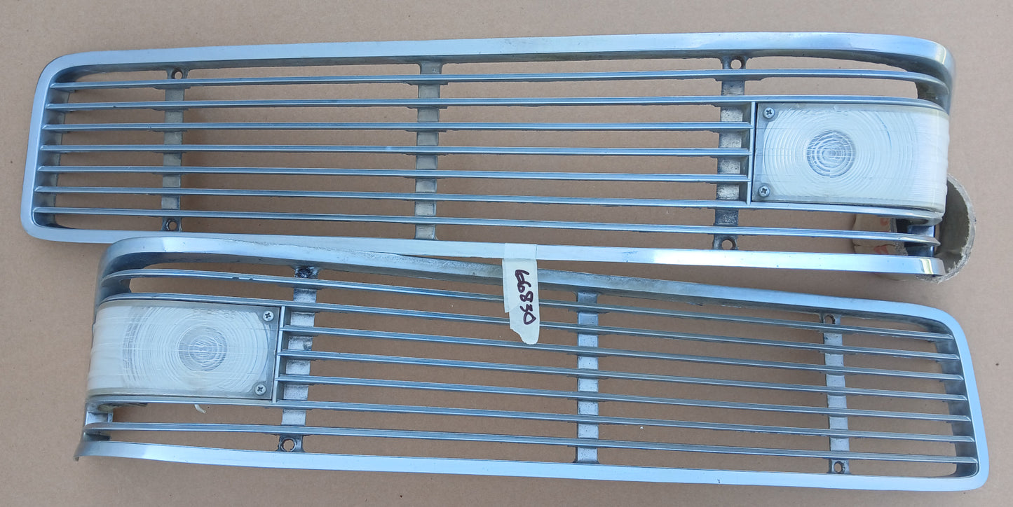 1958 Edsel Lower Grilles pair Pacer Citation Villager Corsair