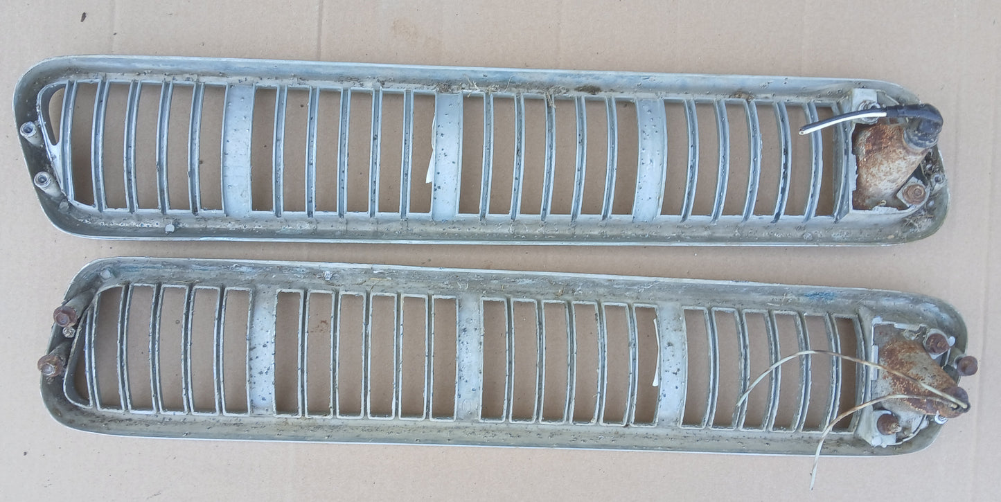 1958 Mercury Lower Grilles Pair Monterey Park Lane Colony Park Villager