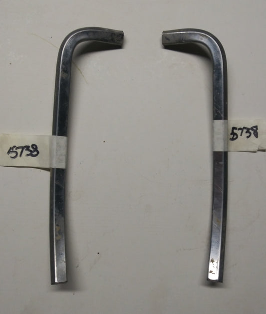1959 Chevrolet IBB license plate trim pair