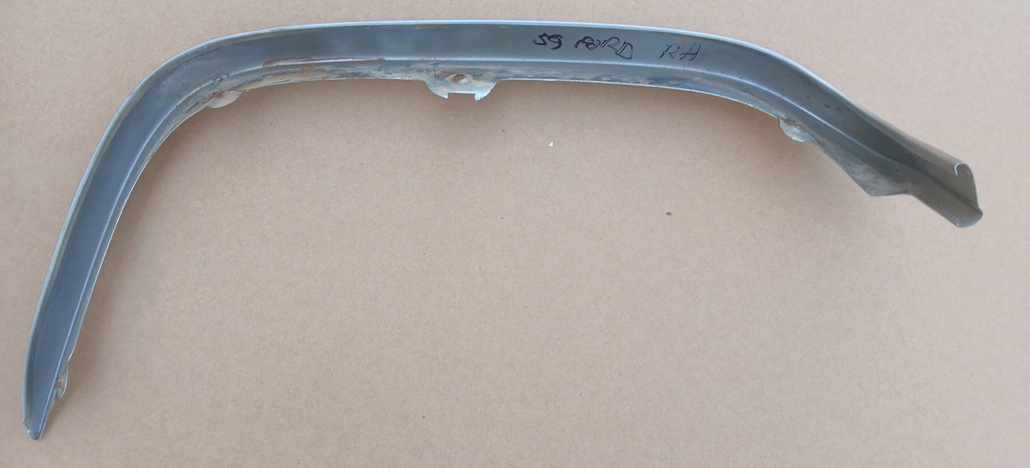 1959 Ford Front Fender Eyebrow Trim RH