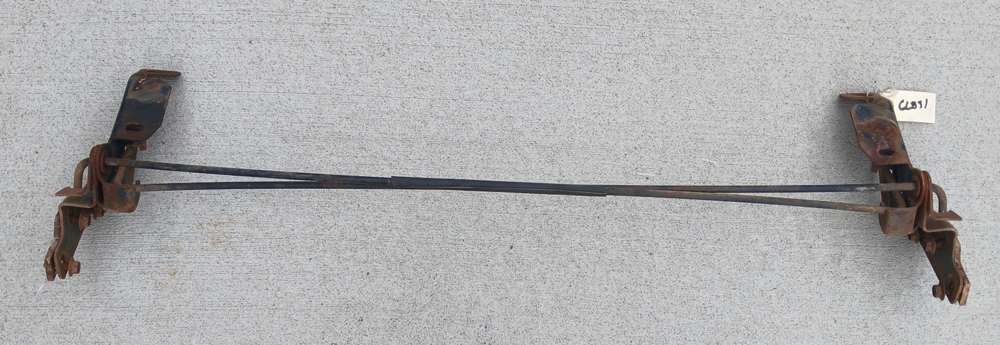 1959 Ford Hood Hinge Set Forward Tilt Galaxie Fairlane Skyliner Country Squire