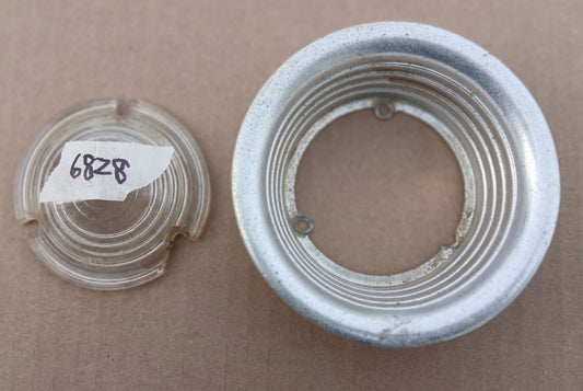 1959 Ford Turn Signal Bezel and Lens Galaxie Fairlane Country Squire FPT59