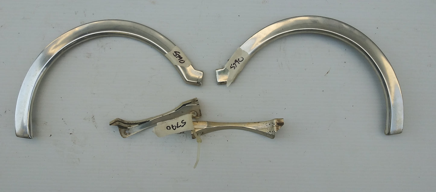 1962 Ford Wagon Country Sedan Country Squire Ranch Wagon taillight trim pair