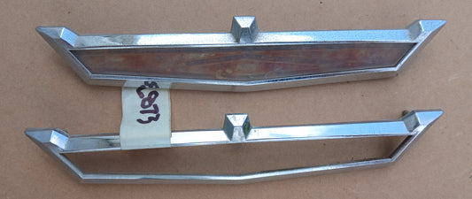 1963 Ford Galaxie C Pillar Emblems pair