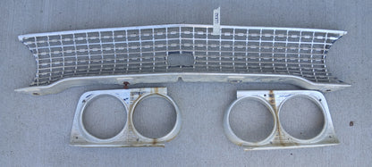 1963 Ford Galaxie Grille and Bezels set