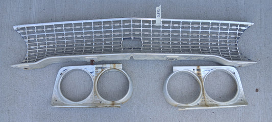 1963 Ford Galaxie Grille and Bezels set