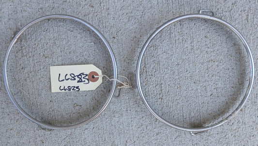 1963 Ford Galaxie Headlight Trim Rings 2 count