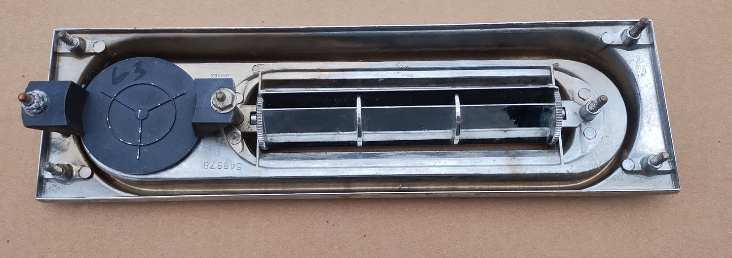 1963 Pontiac Catalina dash clock AC vent bezel clock delete