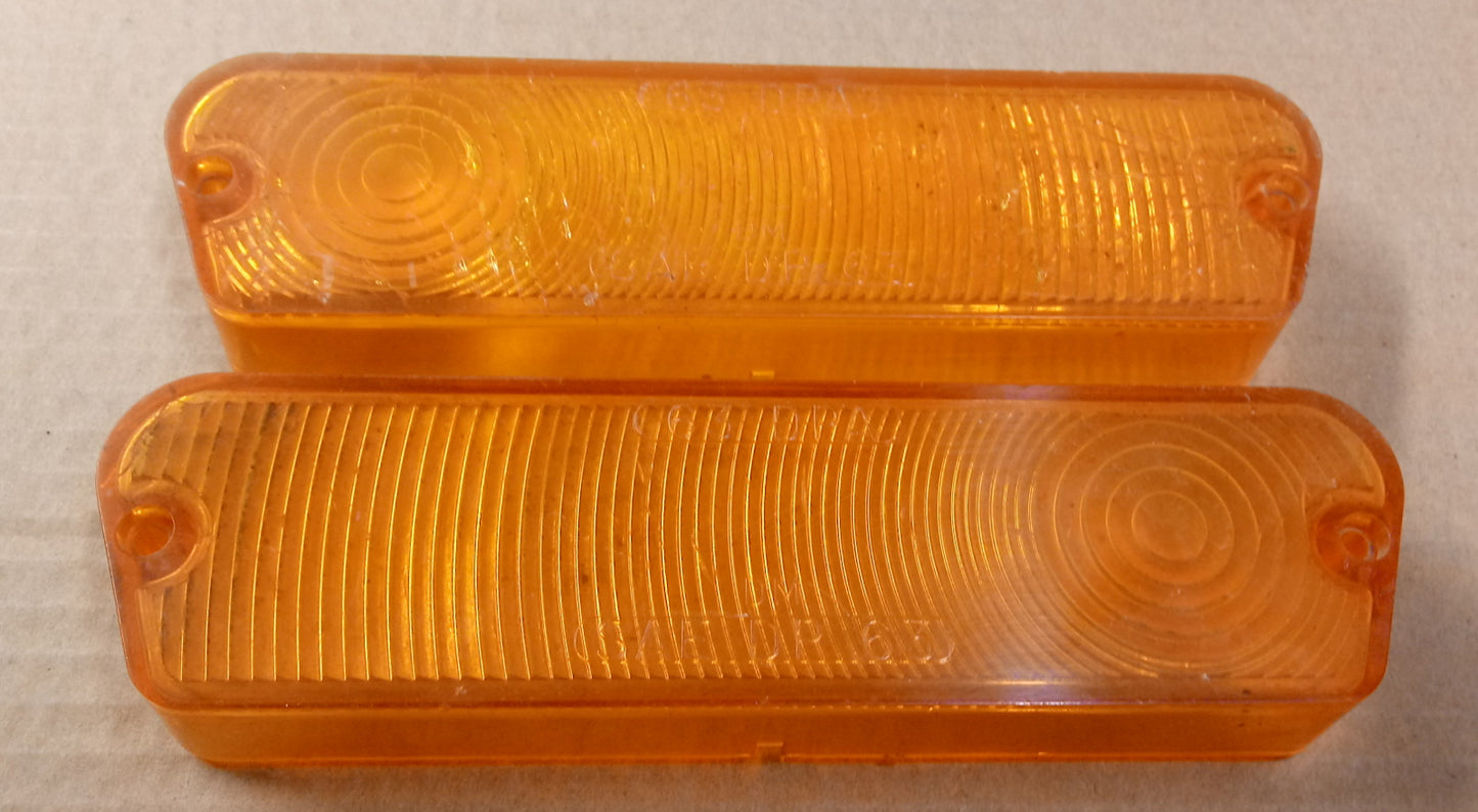 1963 Studebaker Lark turn signal lens pair