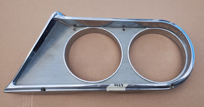 1964 Chrysler Newport headlight bezel LH