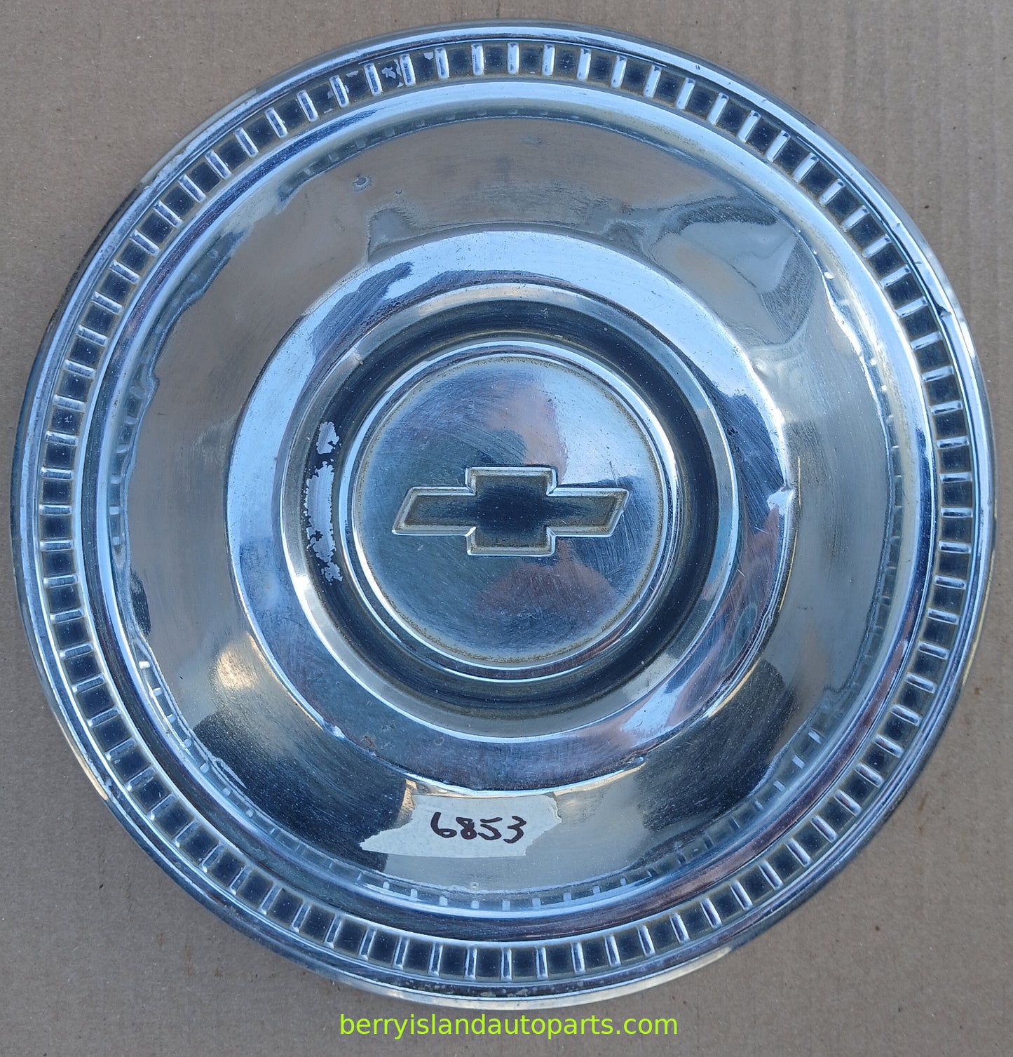 1965 Chevrolet Belair Biscayne hub cap police dogdish