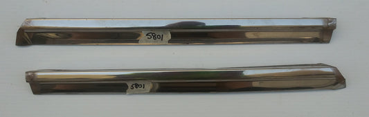 1965 Dodge Coronet A pillar windshield trim pair
