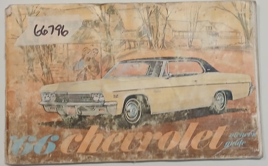 1966 Chevrolet Owners Manual