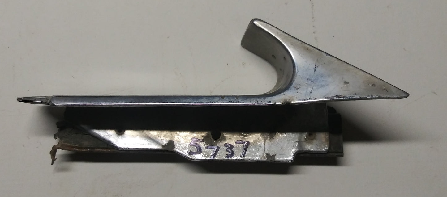 1966 Ford Galaxie 2d HT rear quarter window end trim LH