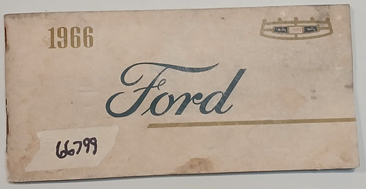 1966 Ford Owners Manual