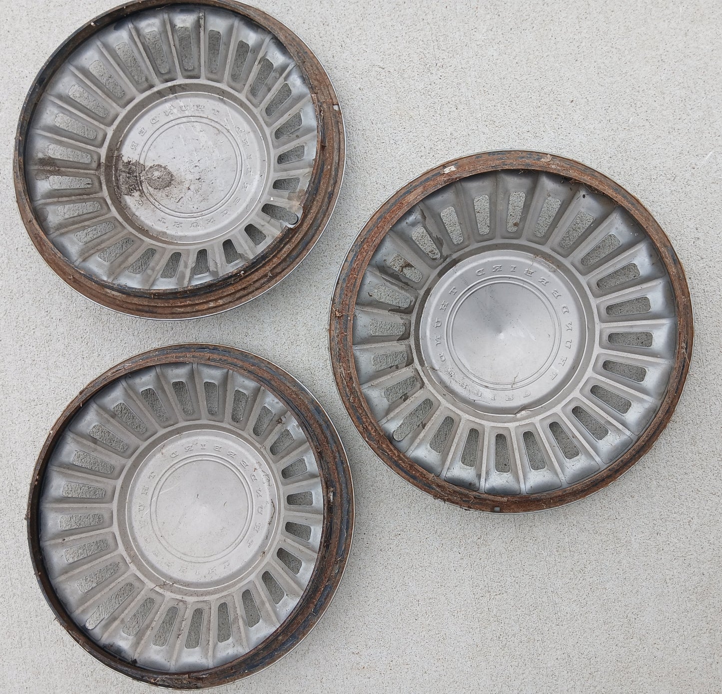 1967 Ford Thunderbird Wheel Covers 3 count