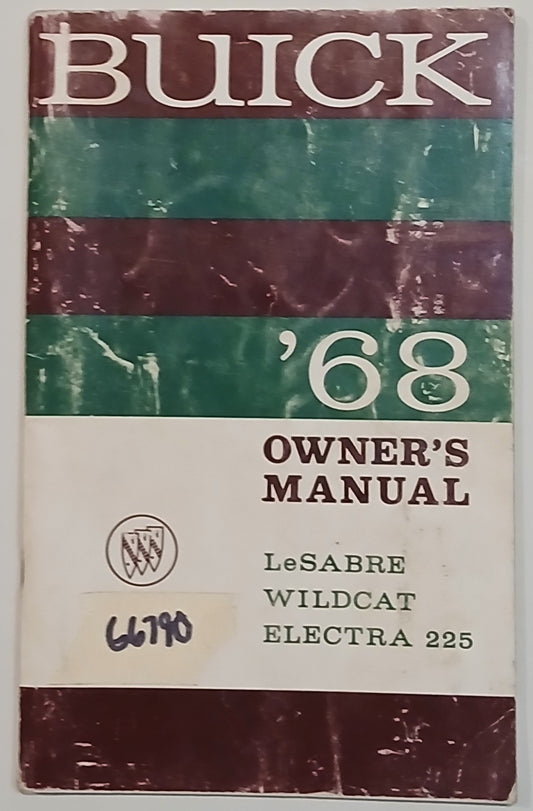 1968 Buick Owners Manual Full Size