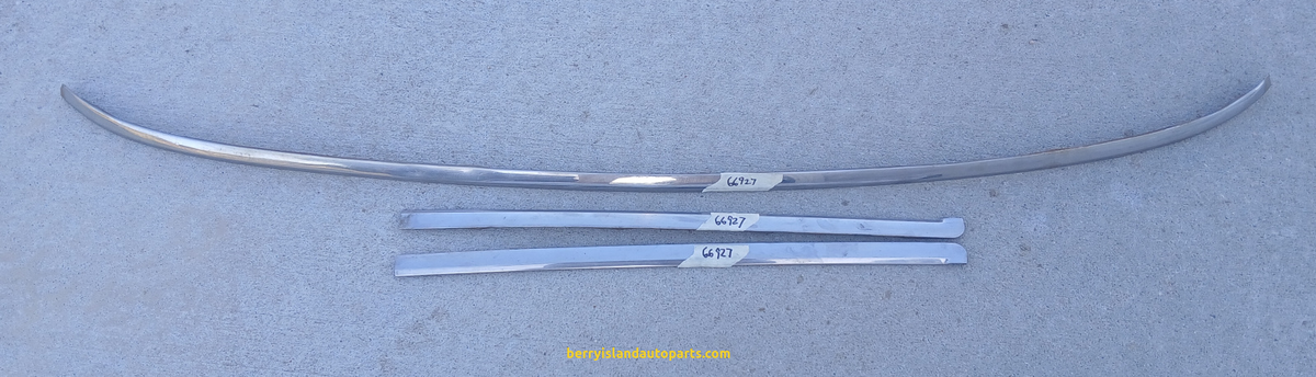 1968 Chevrolet Malibu Windshield Trim 3 pc