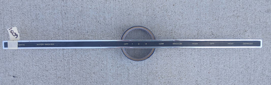 1968 Ford Fairlane Torino Ranchero Heater Control Plate No AC