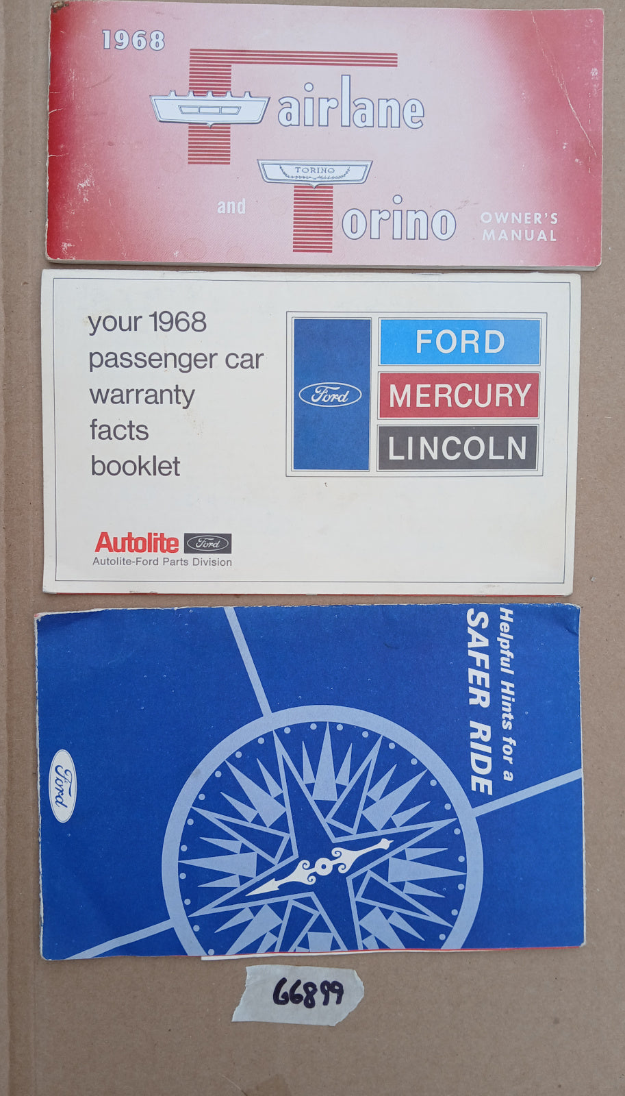 1968 Ford Fairlane Torino Owners Manual