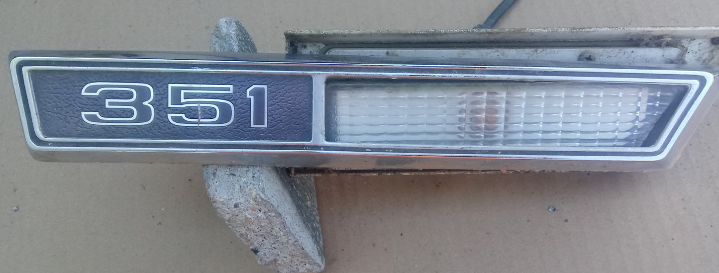 1969 Ford Galaxie cornering lens assy pair 351