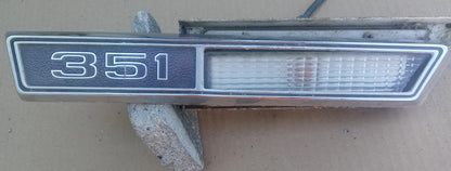 1969 Ford Galaxie cornering lens assy pair 351