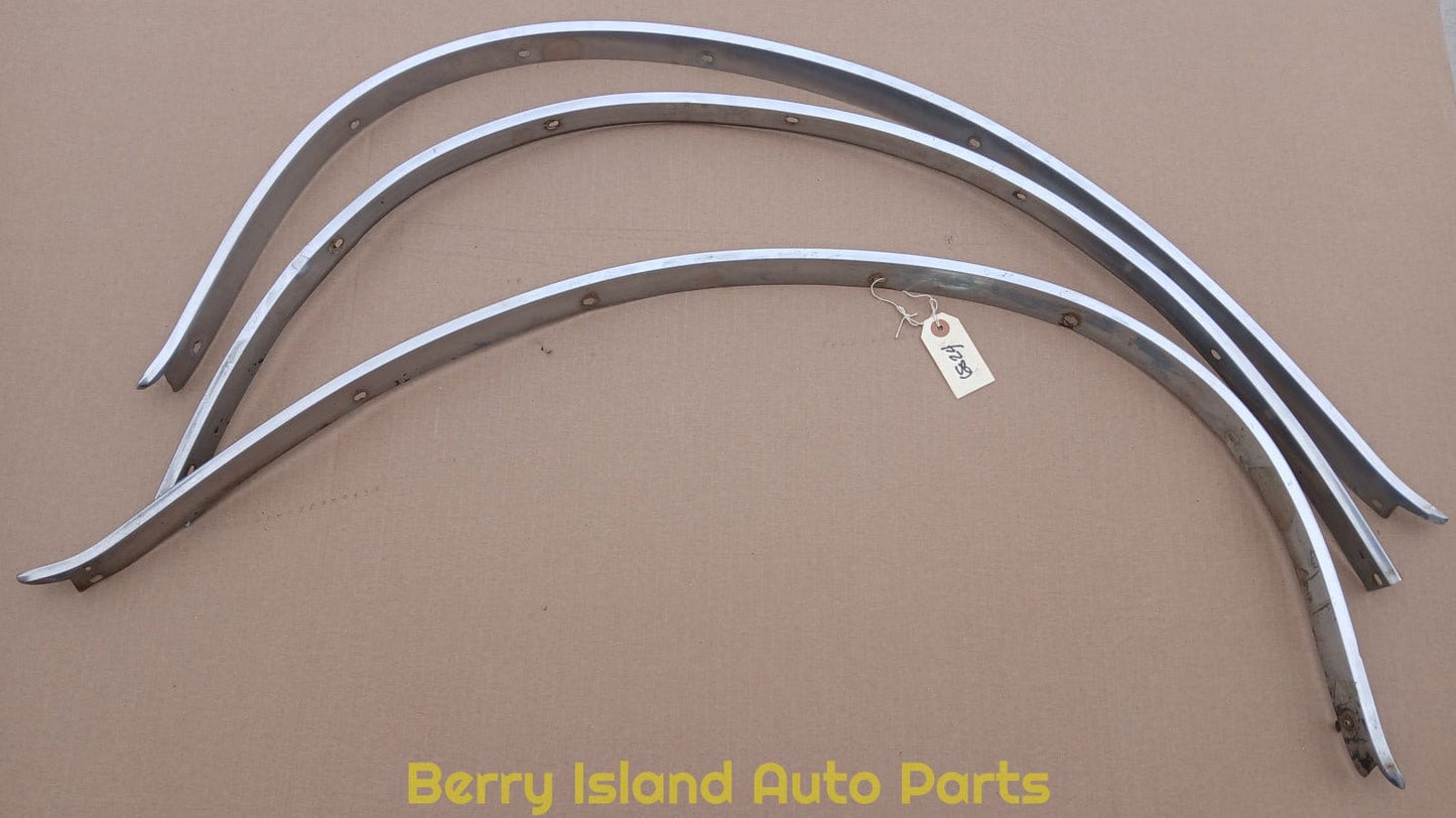 1969-71 Lincoln Continental MK III Wheel Opening Trim 3 Piece Set