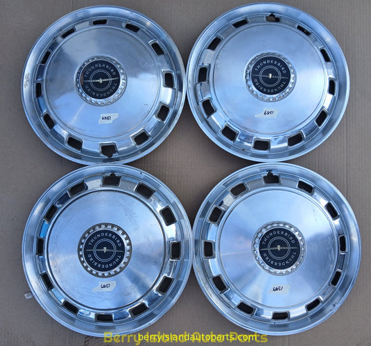 1970-71 Ford Thunderbird Wheel Covers Set of 4 15 inch
