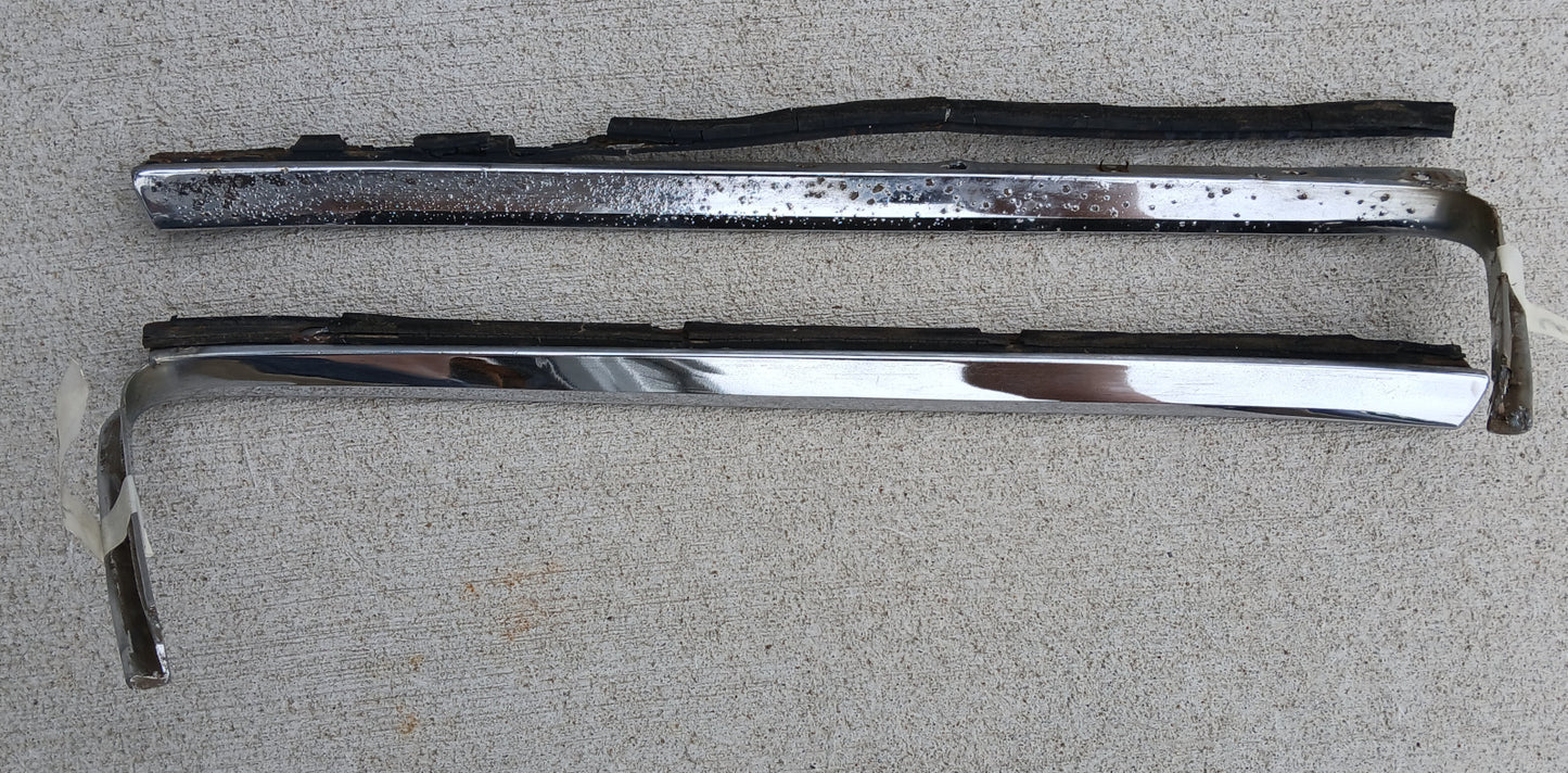 1970-71 Ford Torino GT Rear Quarter Window Trim pair